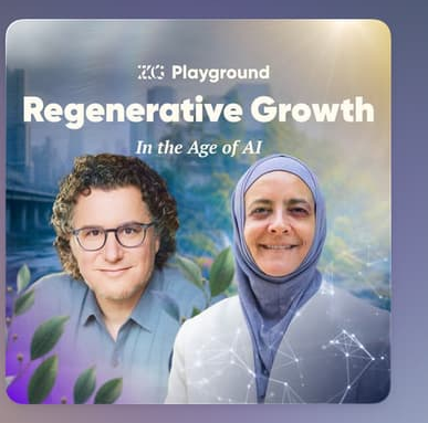 Zebra Growth Playground — Eric with Rana Dajani (We Love Reading founder) on regenerative growth in the age of AI